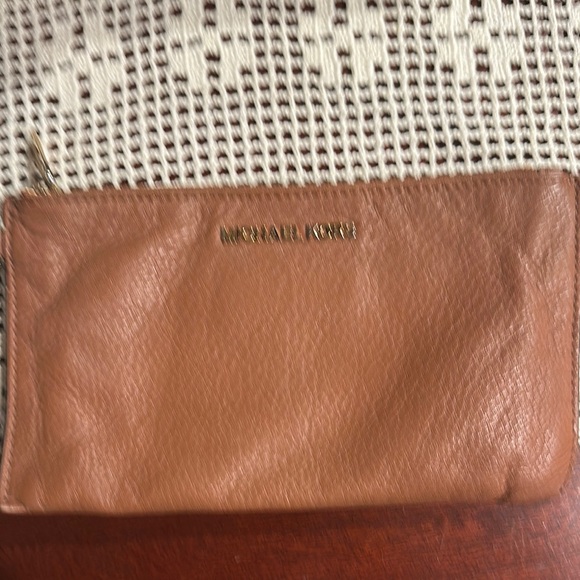 Michael Kors Tan Leather Wristlet - Picture 11 of 11